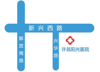 许昌阳光医院路线图